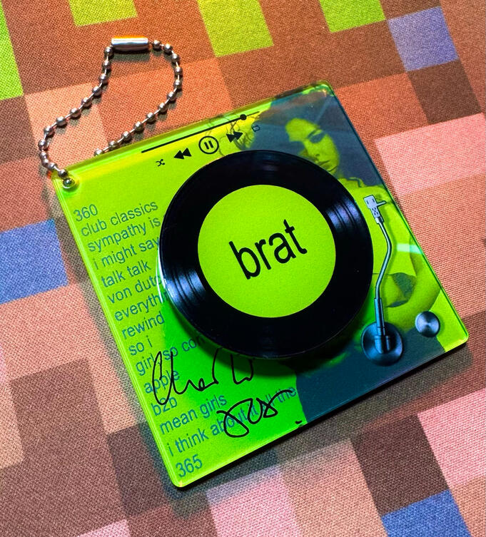 Spinning Acrylic Charm