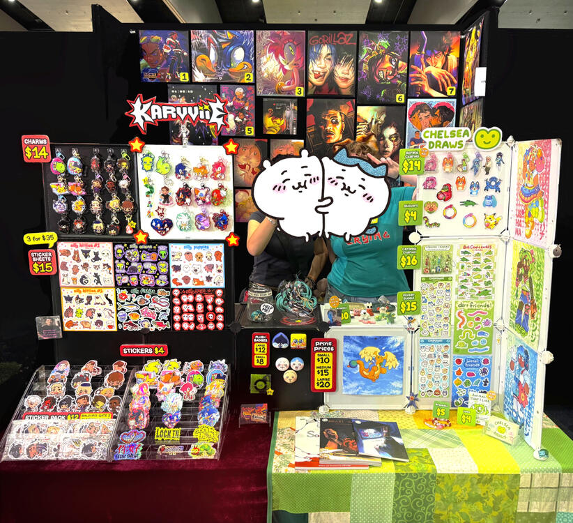 Artist Alley Table
